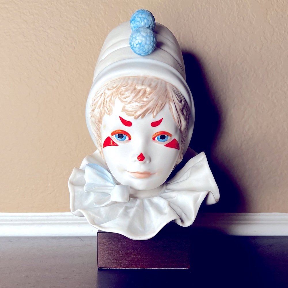 Vintage 1970’s Cybis “Funny Face” Clown, Collectible Porcelain, Lithuanian Artis